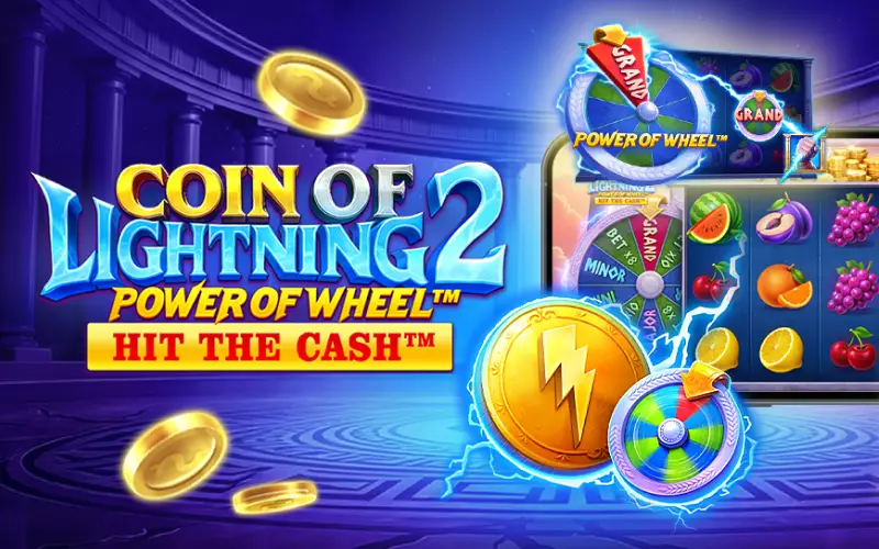 Zakręć bębnami gry Coin of Lightning 2 na stronie Gamespot Casino.