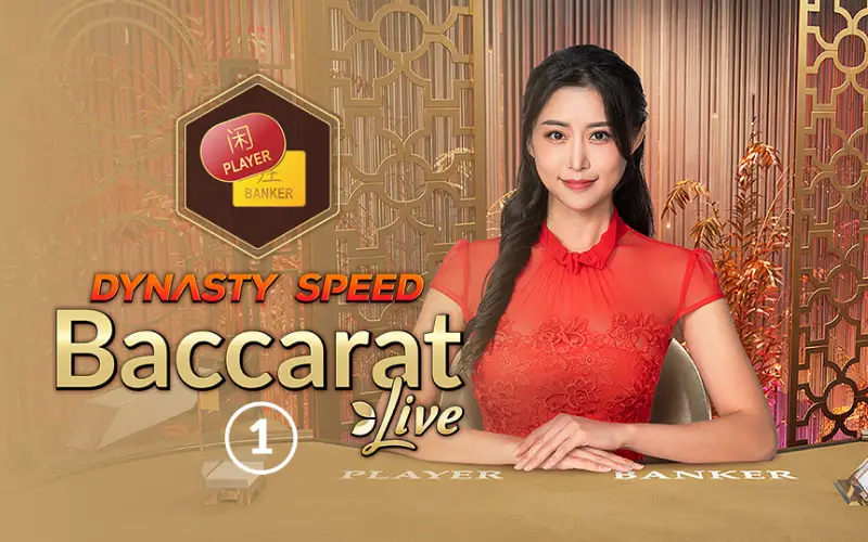 Postaw szybkie zakłady w dynamicznej grze Dynasty Speed Baccarat w Gamespot Casino.