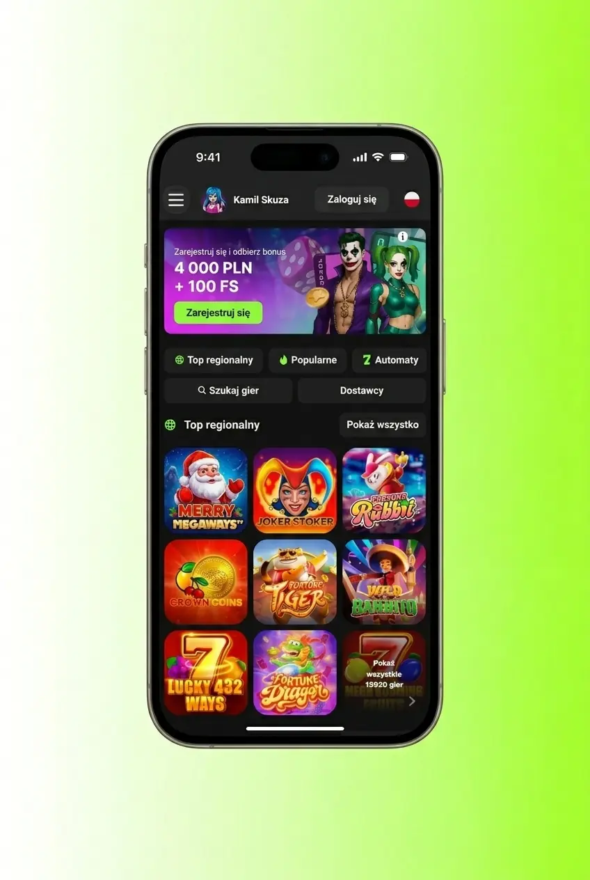 Kroki rejestracji i aktywacji bonusu powitalnego 200% do 15 000 zł + 245 FS w kasynie Gamespot