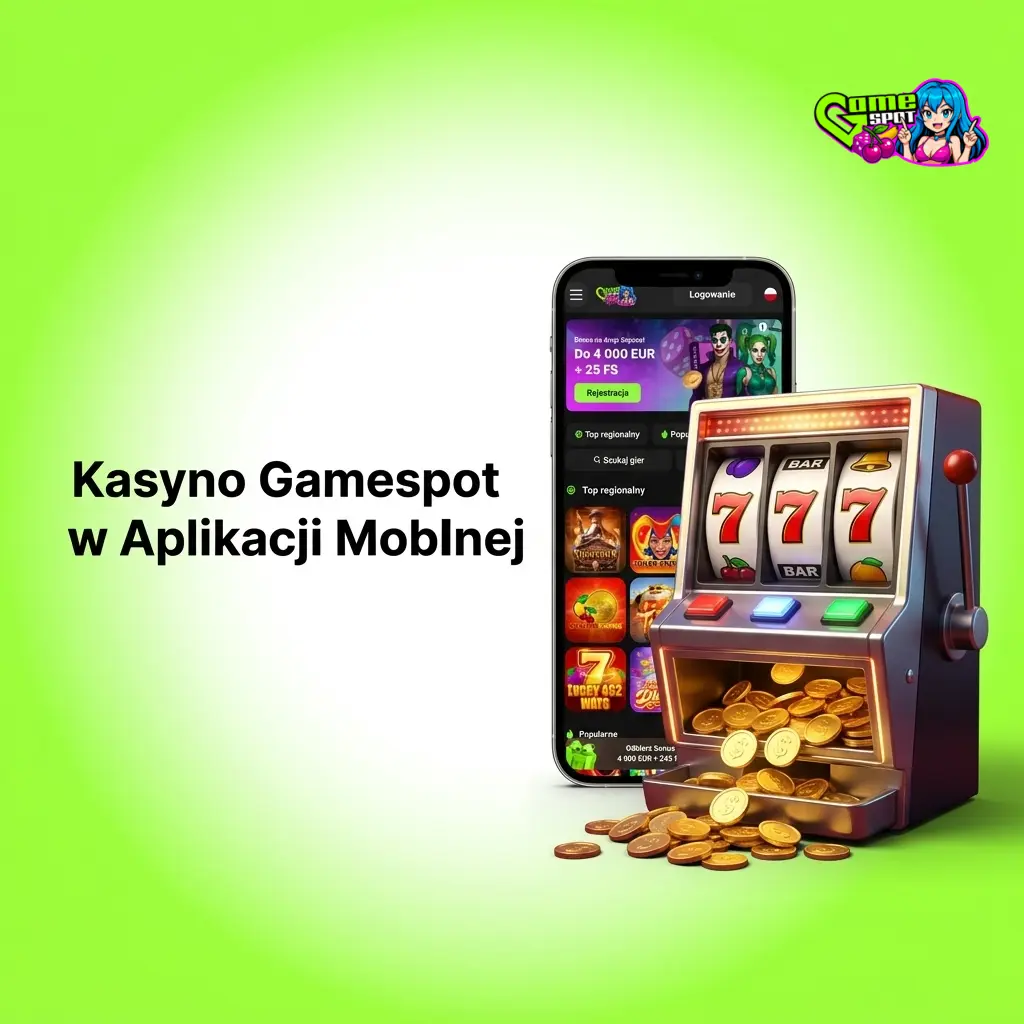 Aplikacja mobilna Gamespot kasyno – kategorie gier: sloty, live kasyno, gry stołowe i crash games