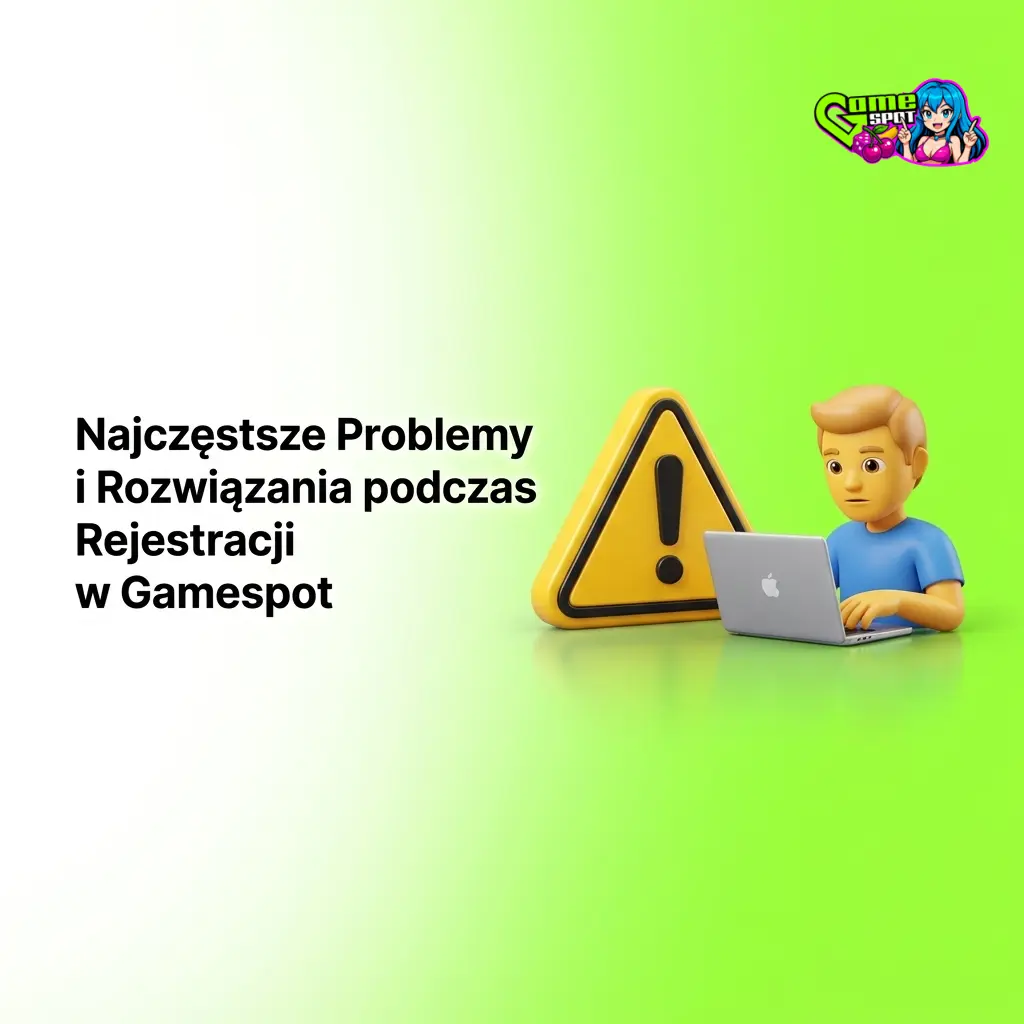 Tabela problemów i rozwiązań podczas rejestracji w Gamespot dla nowych użytkowników