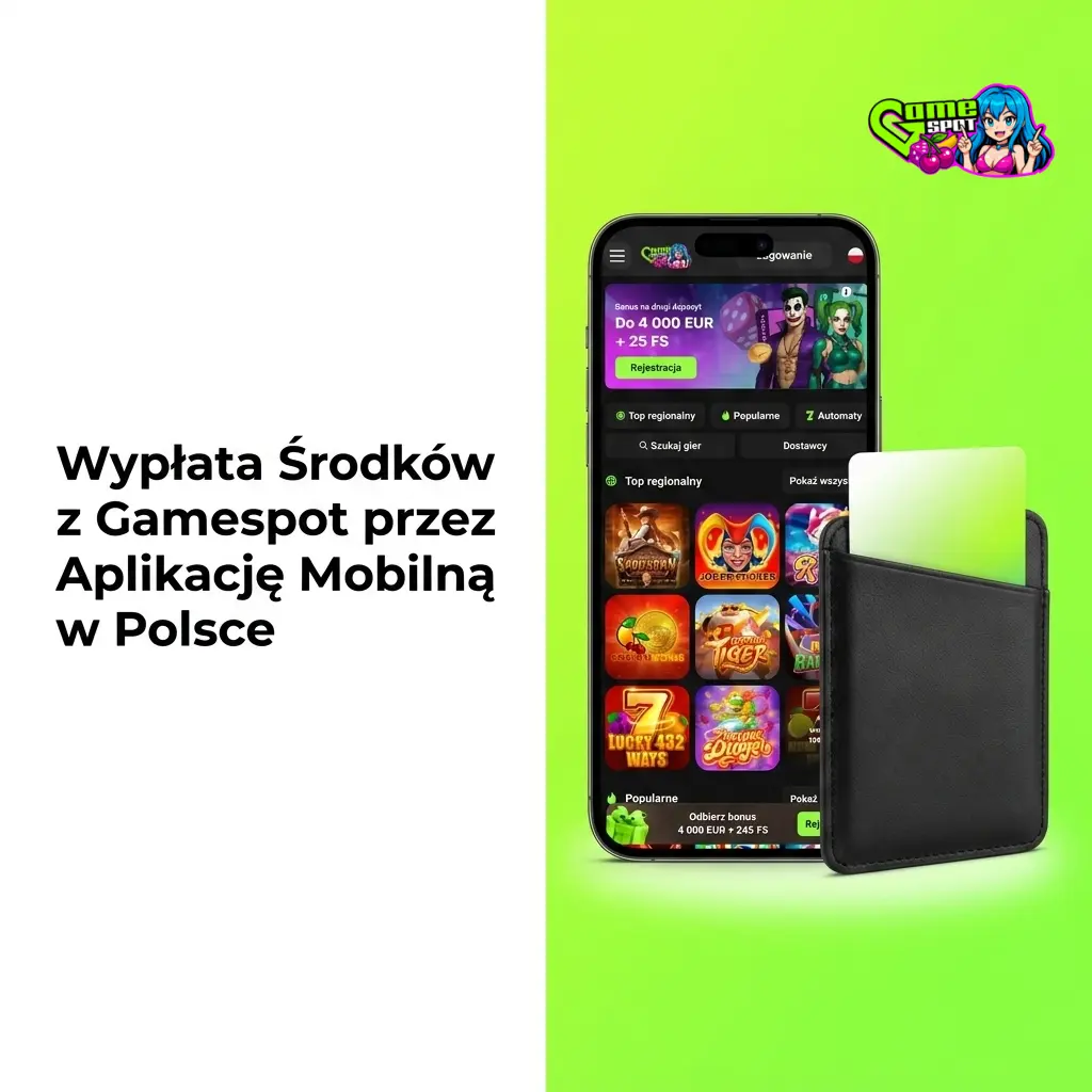 Wypłata środków z Gamespot przez aplikację mobilną – instrukcja krok po kroku dla graczy w Polsce